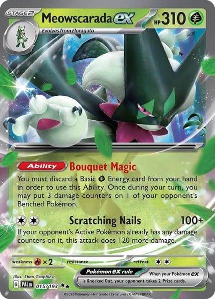 015/193 - Meowscarada Ex - Paldea Evolved - Pokemon TCG - JamiesTradingCards