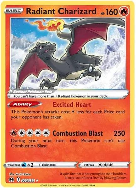 020/159 - Radiant Charizard - Crown Zenith - Pokemon TCG - JamiesTradingCards