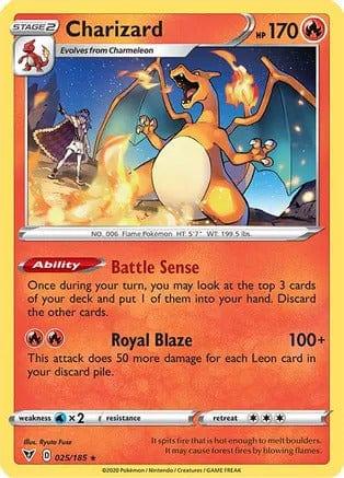 025/185 - Charizard - Vivid Voltage - Pokemon TCG - JamiesTradingCards