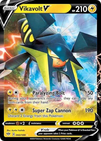 060/189 - Vikavolt V - Darkness Ablaze - Pokemon TCG - JamiesTradingCards