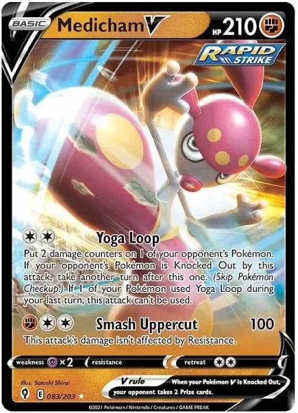 083/203 - Medicham V - Evolving Skies - Pokemon TCG - JamiesTradingCards