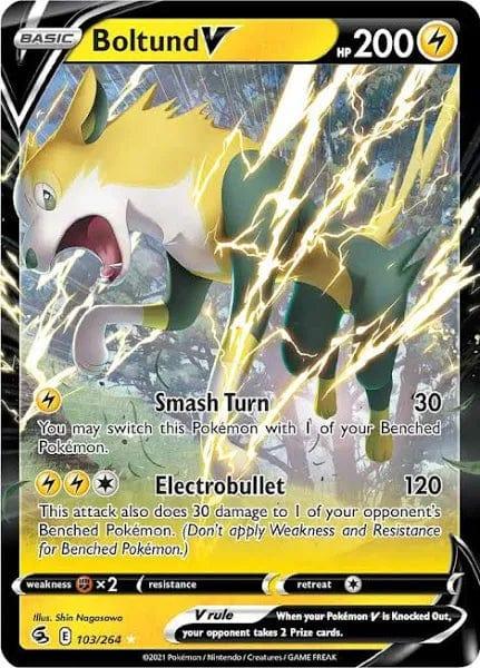 103/264 - Boltund V - Fusion Strike - Pokemon TCG - JamiesTradingCards