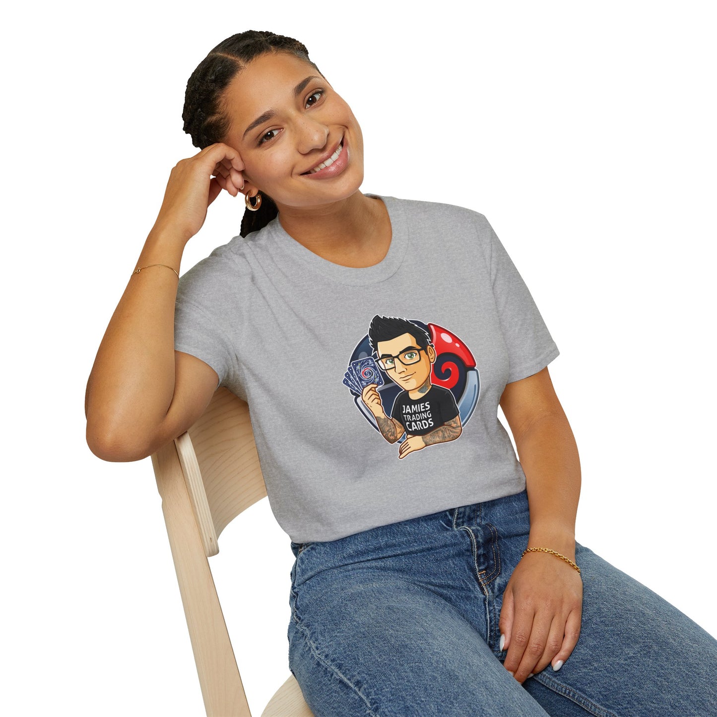 Jamie’s Trading Cards Official Logo Adults Unisex Tee - Jamie's Trading Cards