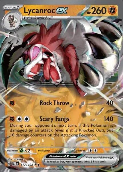 117/193 - Lycanroc Ex - Paldea Evolved - Pokemon TCG - JamiesTradingCards