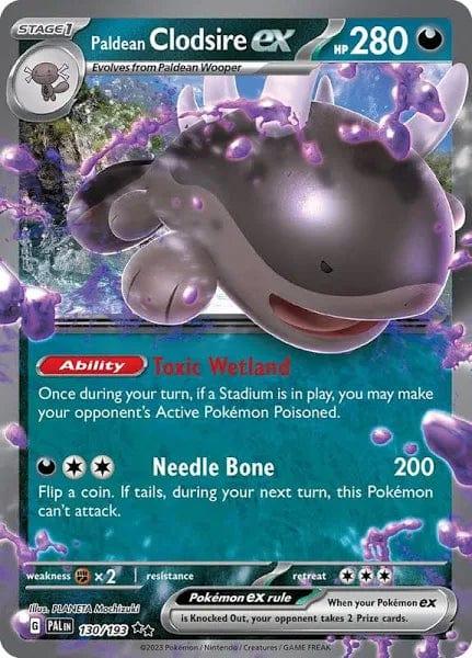130/193 - Paldean Clodsire Ex - Paldea Evolved - Pokemon TCG - JamiesTradingCards
