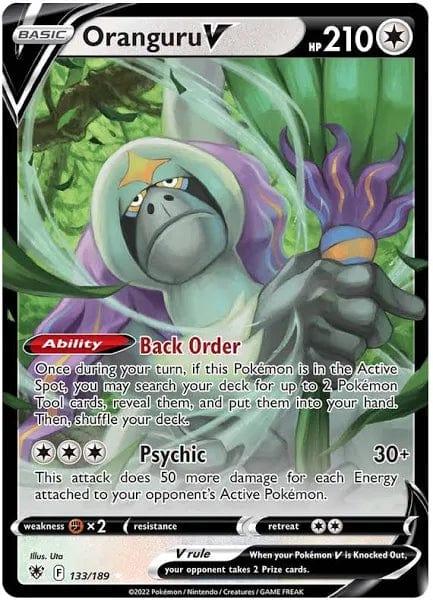 133/189 - Oranguru V - Astral Radiance - Pokemon TCG - JamiesTradingCards