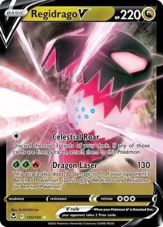 135/195 - Regidrago V - Silver Tempest - Pokemon TCG - JamiesTradingCards