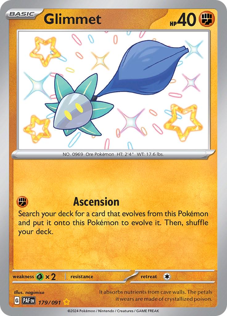 179/091 - Glimmet Baby Shiny - Paldean Fates - Pokemon TCG