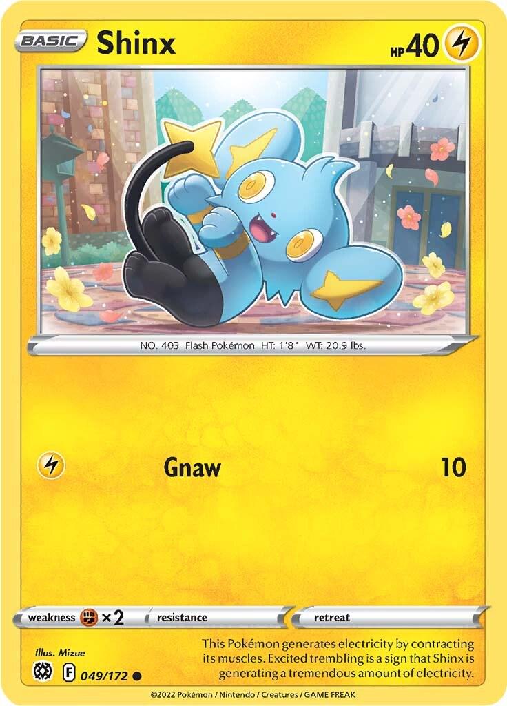 049/172 - Shinx Reverse Holo - Brilliant Stars - Pokemon TCG