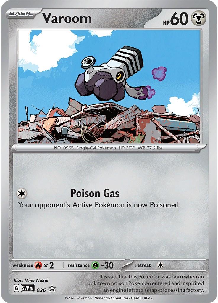 Varoom 026 Black Star Promo - Scarlet & Violet - Pokemon TCG