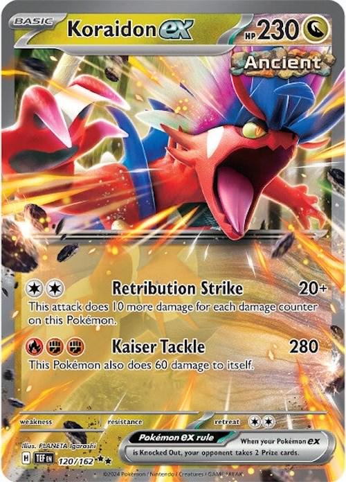 120/162 - Koraidon EX - Temporal Forces - Pokemon TCG