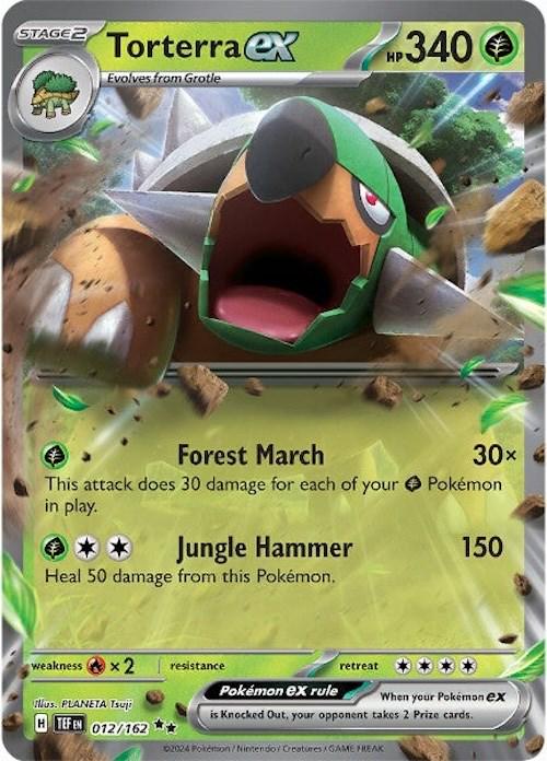 012/162 - Torterra EX - Temporal Forces - Pokemon TCG