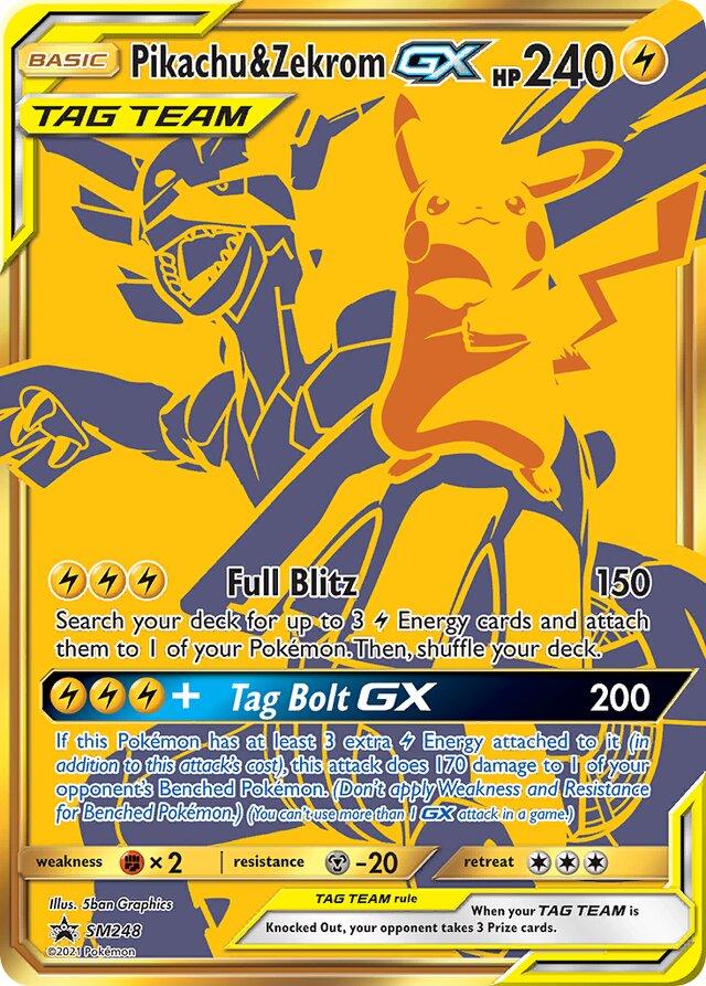 SM248 - Pikachu & Zekrom GX Tag Team - Pokemon TCG