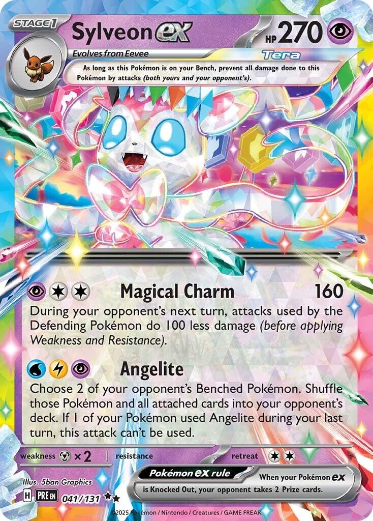 041/131 - Sylveon EX - Prismatic Evolutions - Pokemon TCG