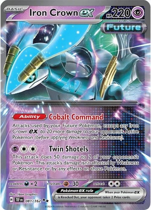 081/162 - Iron Crown EX - Temporal Forces - Pokemon TCG
