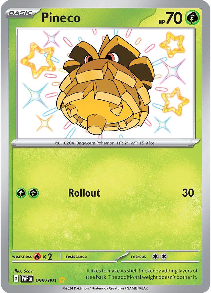 099/091 - Pineco Baby Shiny - Paldean Fates - Pokemon TCG