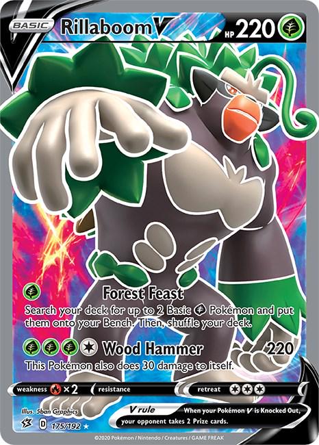 175/192 - Rillaboom V - Rebel Clash - Pokemon TCG