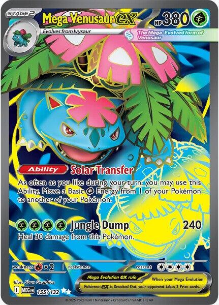 155/132 - Mega Venusaur EX - Mega Evolution - Pokemon TCG