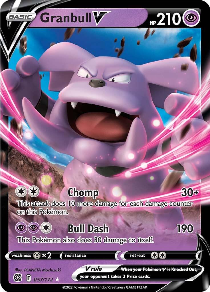 057/172 - Granbull V - Brilliant Stars - Pokemon TCG
