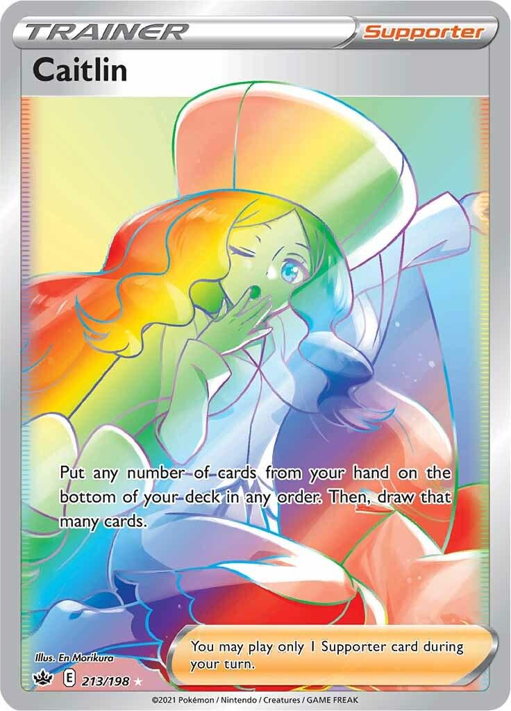 213/198 - Caitlin - Chilling Reign - Pokemon TCG
