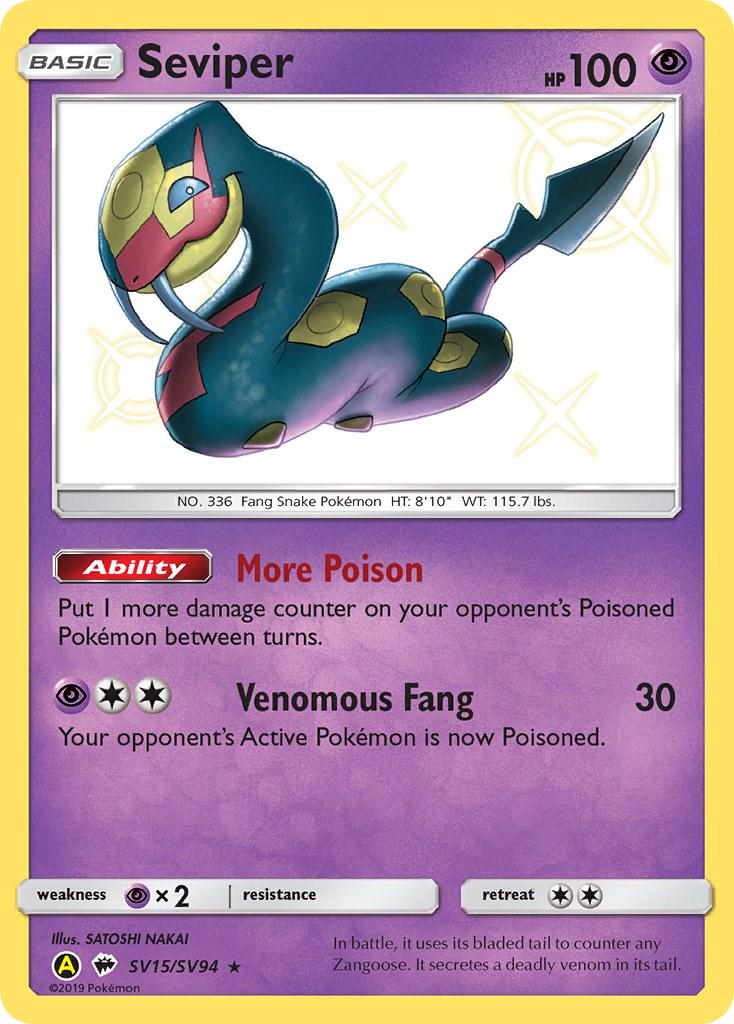 SV15/SV94 - Seviper Baby Shiny - Hidden Fates - Pokemon TCG