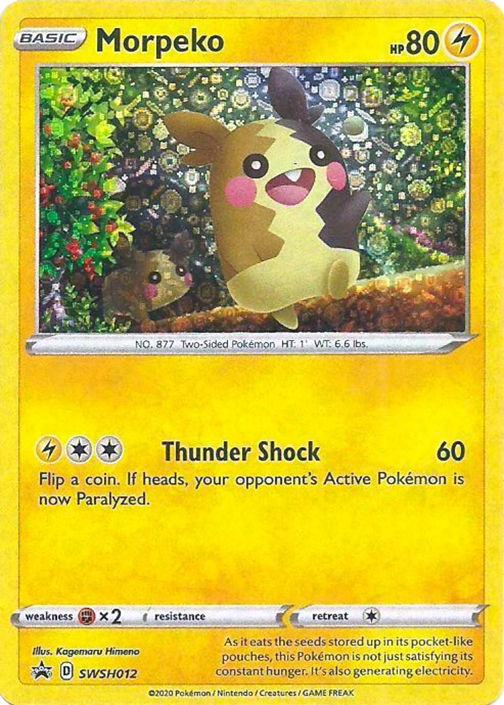 SWSH012 - Morpeko - Pokemon TCG Black Star Promo