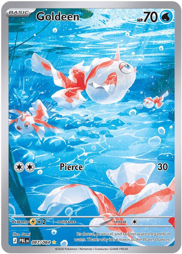 087/084 - Goldeen - Pitch Black - Pokemon TCG
