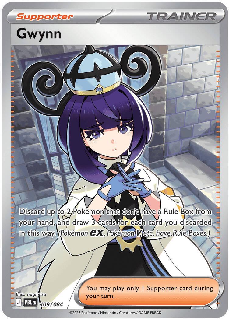 109/084 - Gwynn - Pitch Black - Pokemon TCG