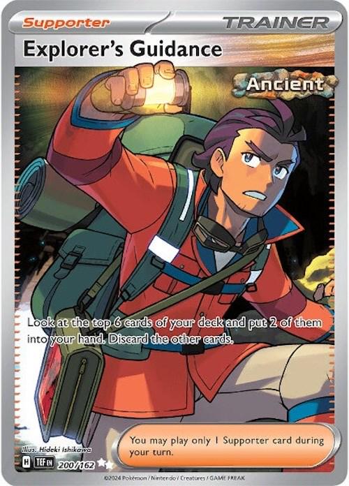 200/162 - Explorer's Guidance Trainer - Temporal Forces - Pokemon TCG
