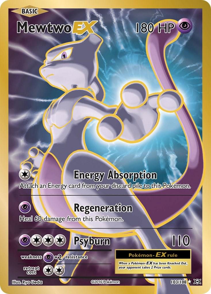 103/108 - Mewtwo EX - Evolutions - Pokemon TCG
