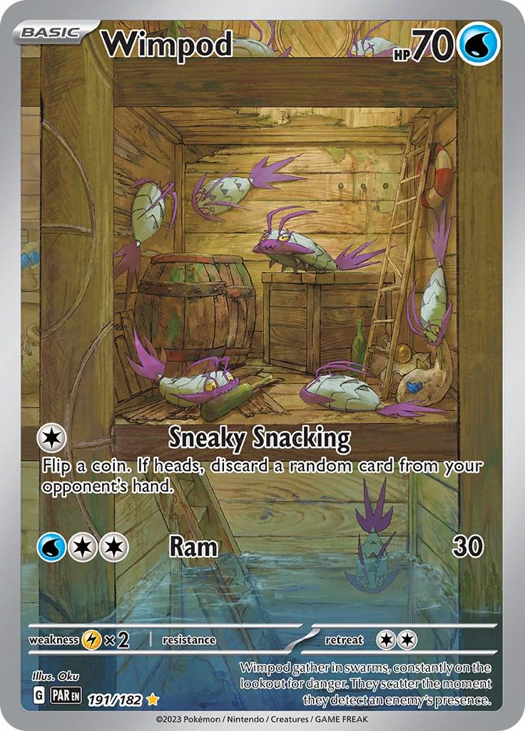 191/182 - Wimpod - Paradox Rift - Pokemon TCG