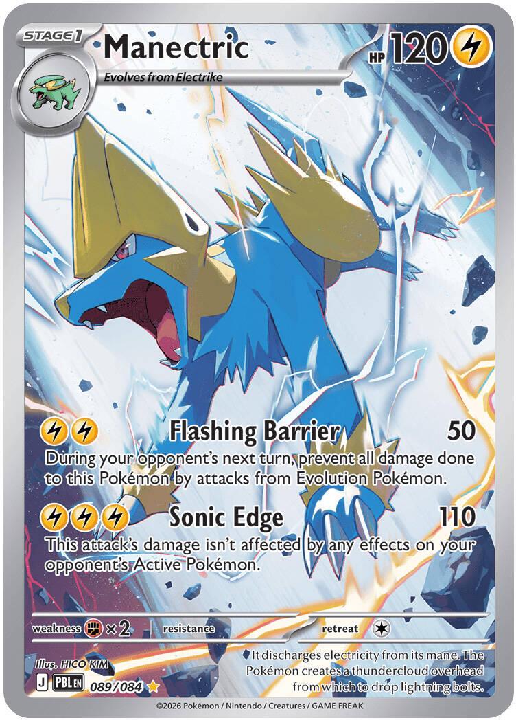 089/084 - Manectric - Pitch Black - Pokemon TCG