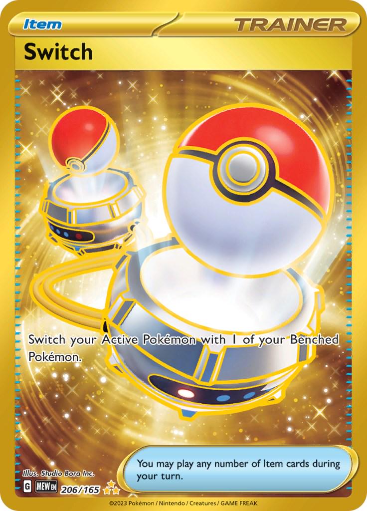 206/165 - Switch - Scarlet & Violet 151 - Pokemon TCG