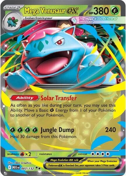 003/132 - Mega Venusaur EX - Mega Evolution - Pokemon TCG