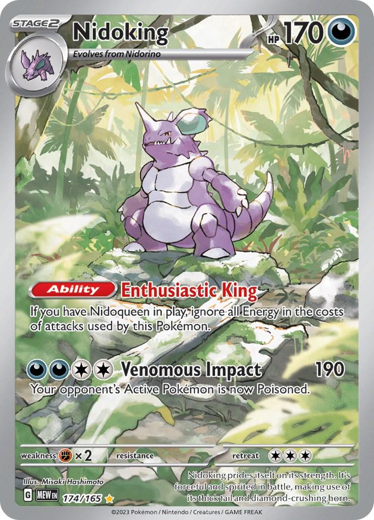 174/165 - Nidoking - Scarlet & Violet 151 - Pokemon TCG