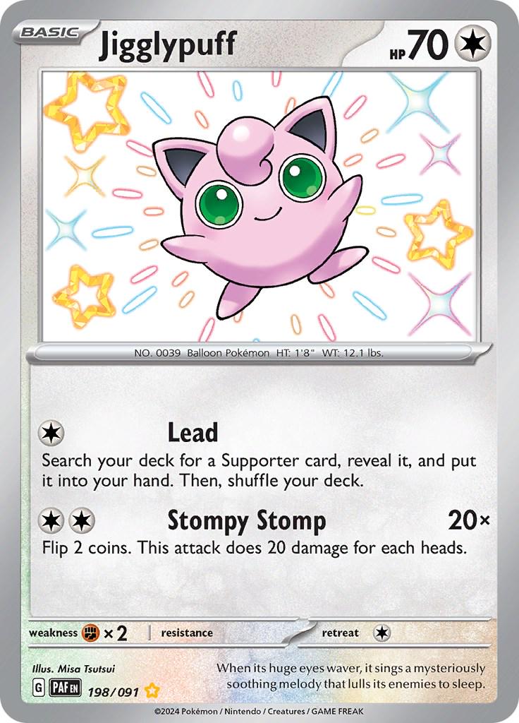198/091 - Jigglypuff Baby Shiny - Paldean Fates - Pokemon TCG