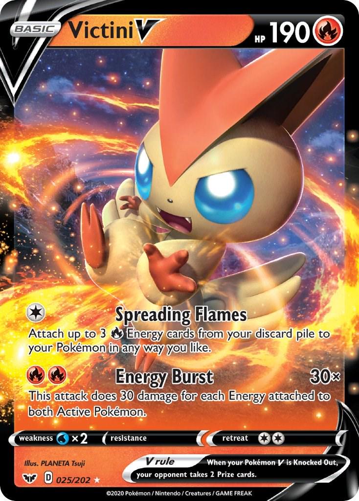 025/202 - Victini V - Sword & Shield - Pokemon TCG