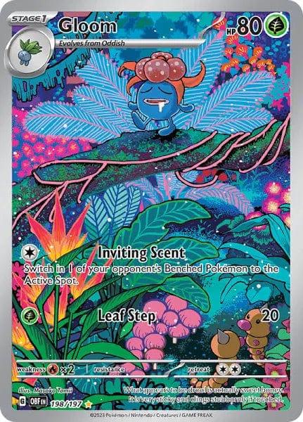 198/197 - Gloom Illustration Rare - Obsidian Flames - Pokemon TCG - JamiesTradingCards