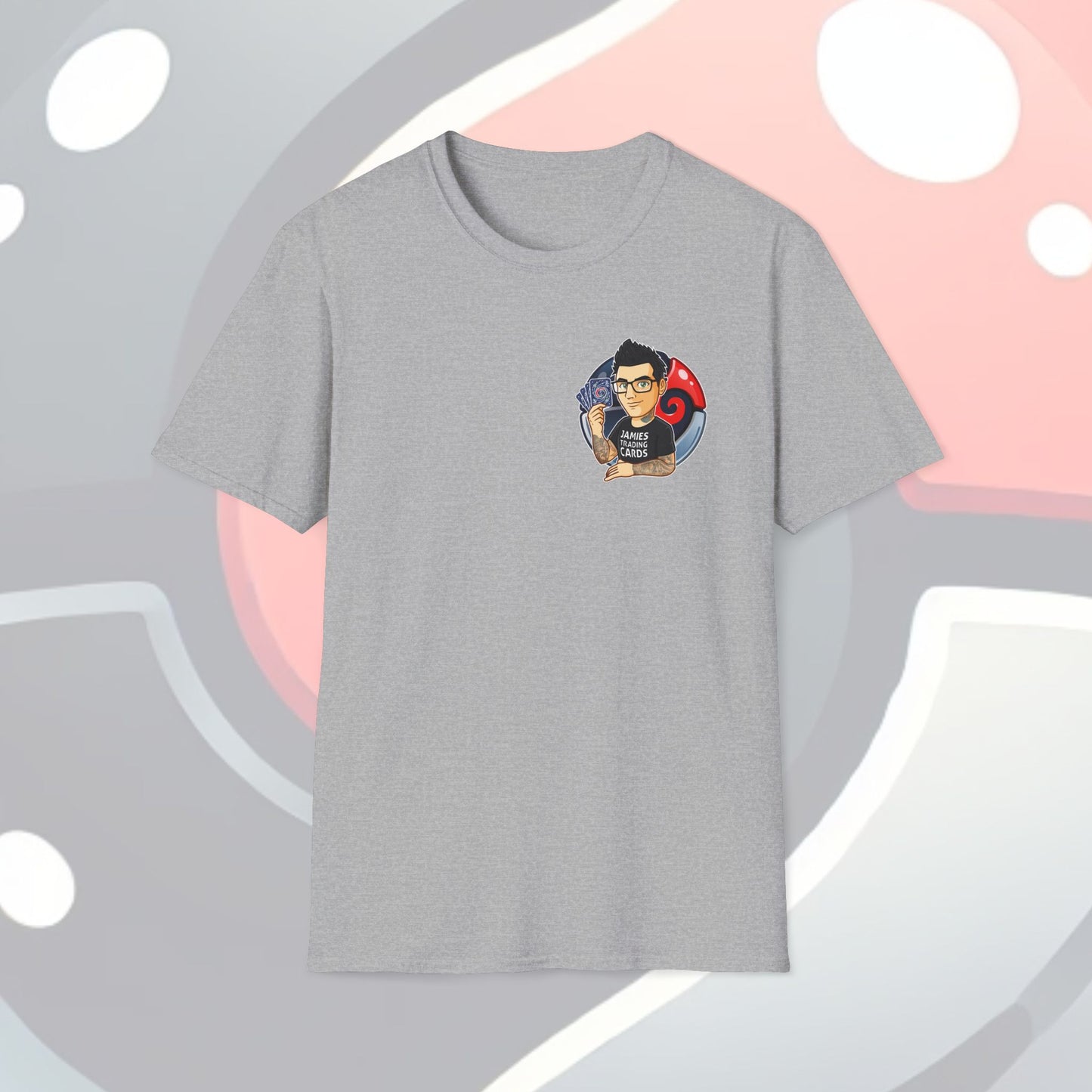 Jamie’s Trading Cards Official Pocket Logo Adults Unisex Tee - Jamie's Trading Cards
