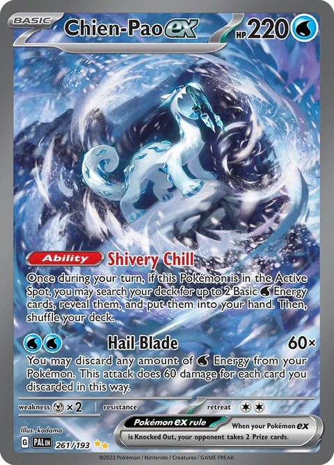 261/193 - Chien-Pao Ex - Paldea Evolved - Pokemon TCG