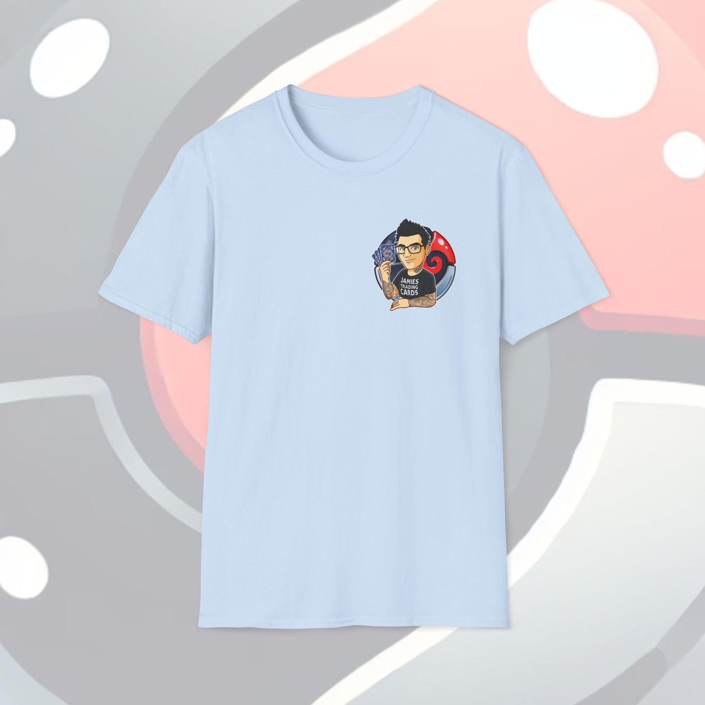 Jamie’s Trading Cards Official Pocket Logo Adults Unisex Tee - Jamie's Trading Cards