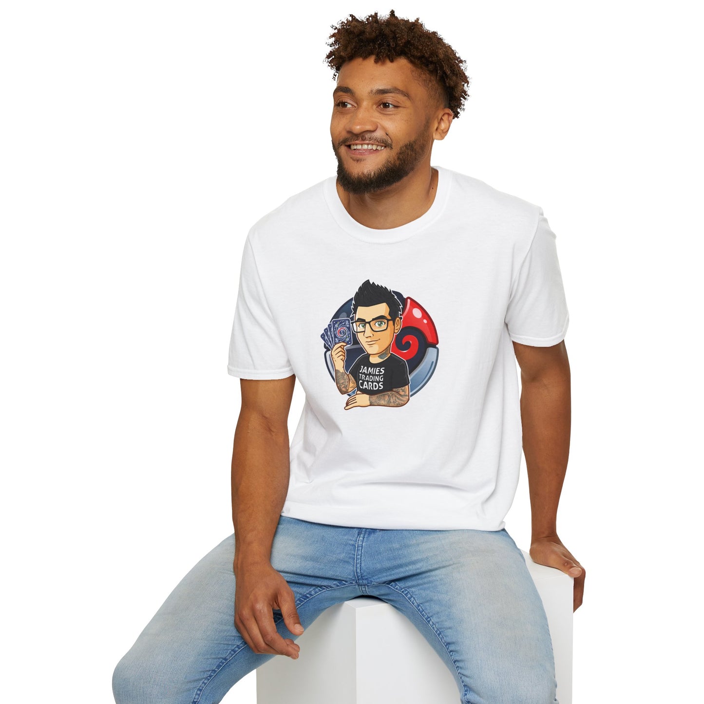 Jamie’s Trading Cards Official Logo Adults Unisex Tee - Jamie's Trading Cards