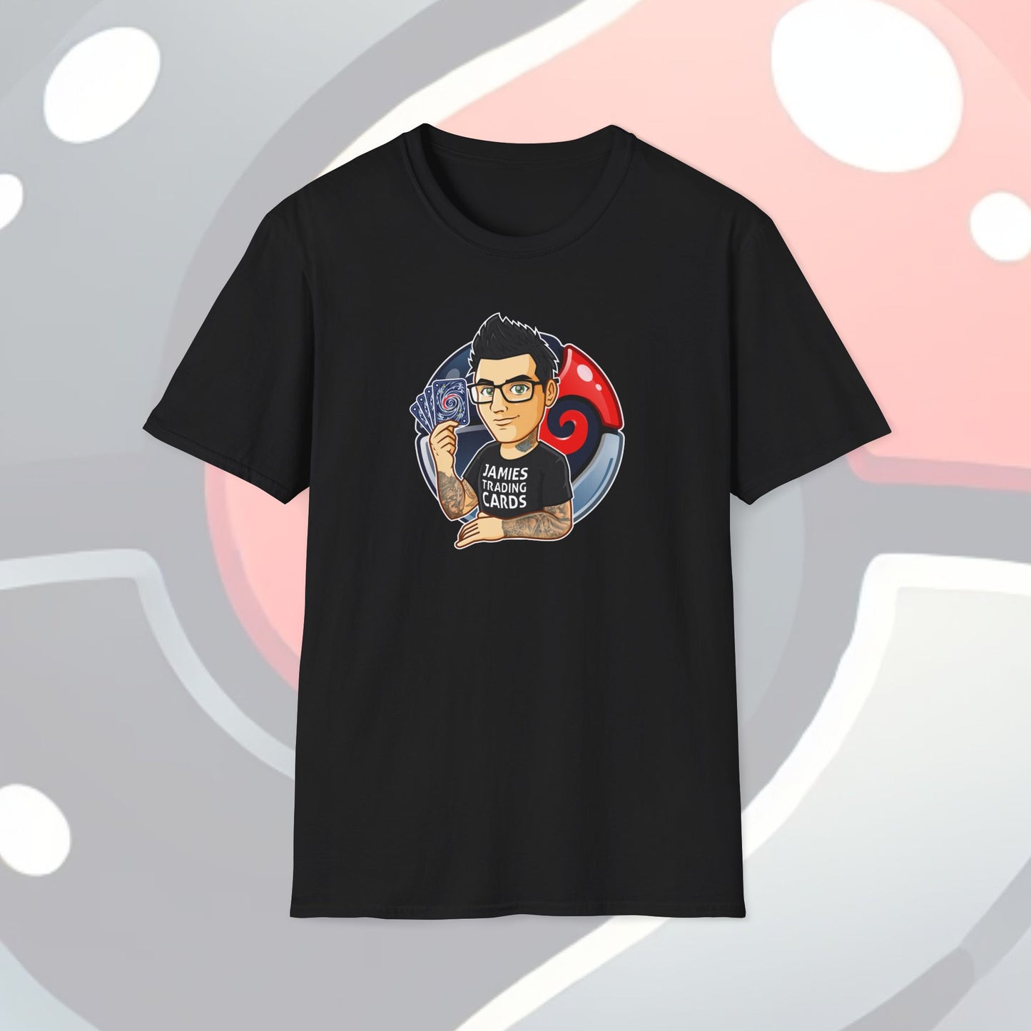 Jamie’s Trading Cards Official Logo Adults Unisex Tee - Jamie's Trading Cards