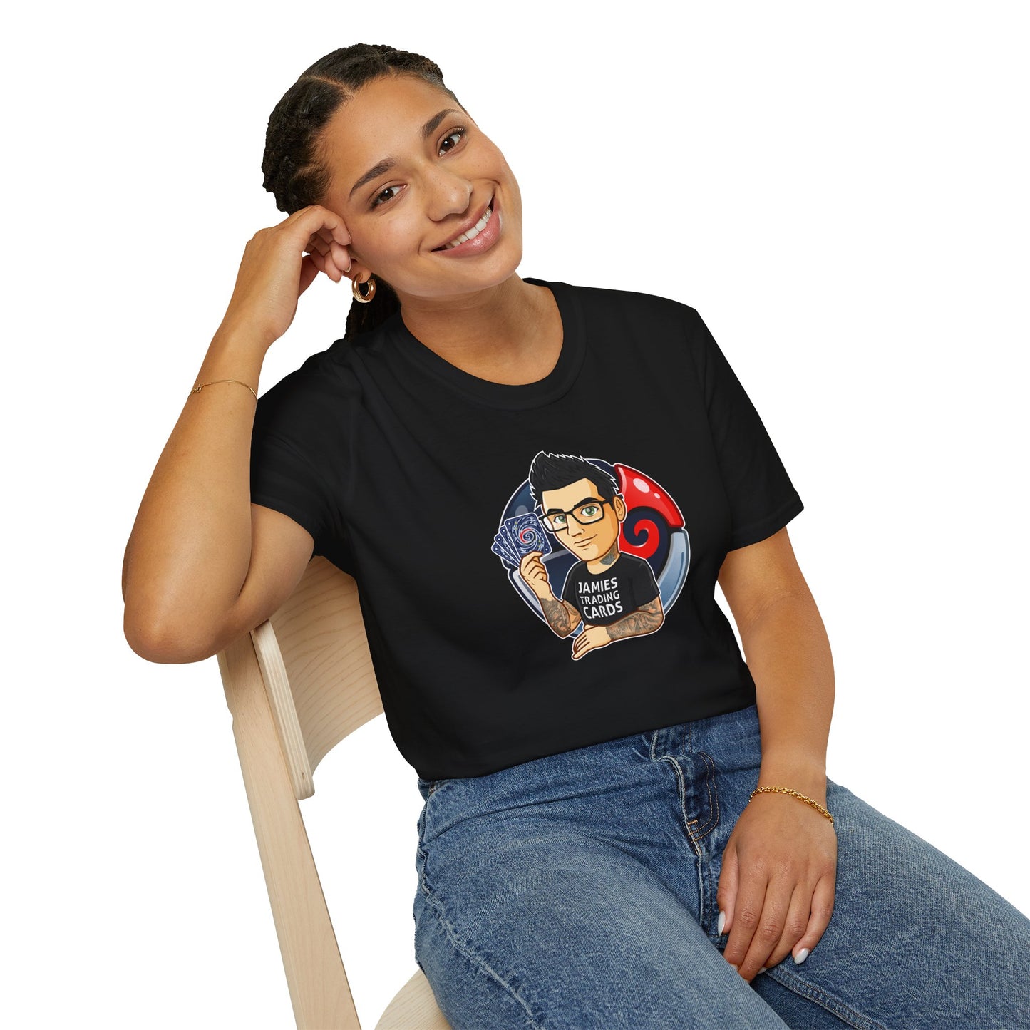 Jamie’s Trading Cards Official Logo Adults Unisex Tee - Jamie's Trading Cards
