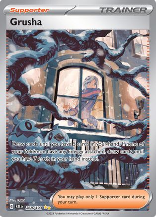 268/193 - Grusha Alt Art - Paldea Evolved - Pokemon TCG