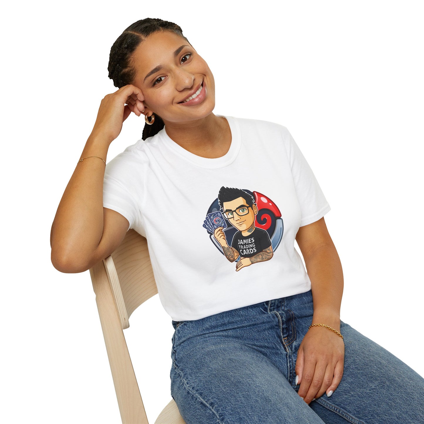 Jamie’s Trading Cards Official Logo Adults Unisex Tee - Jamie's Trading Cards