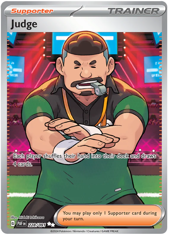 228/091 - Judge Trainer - Paldean Fates - Pokemon TCG