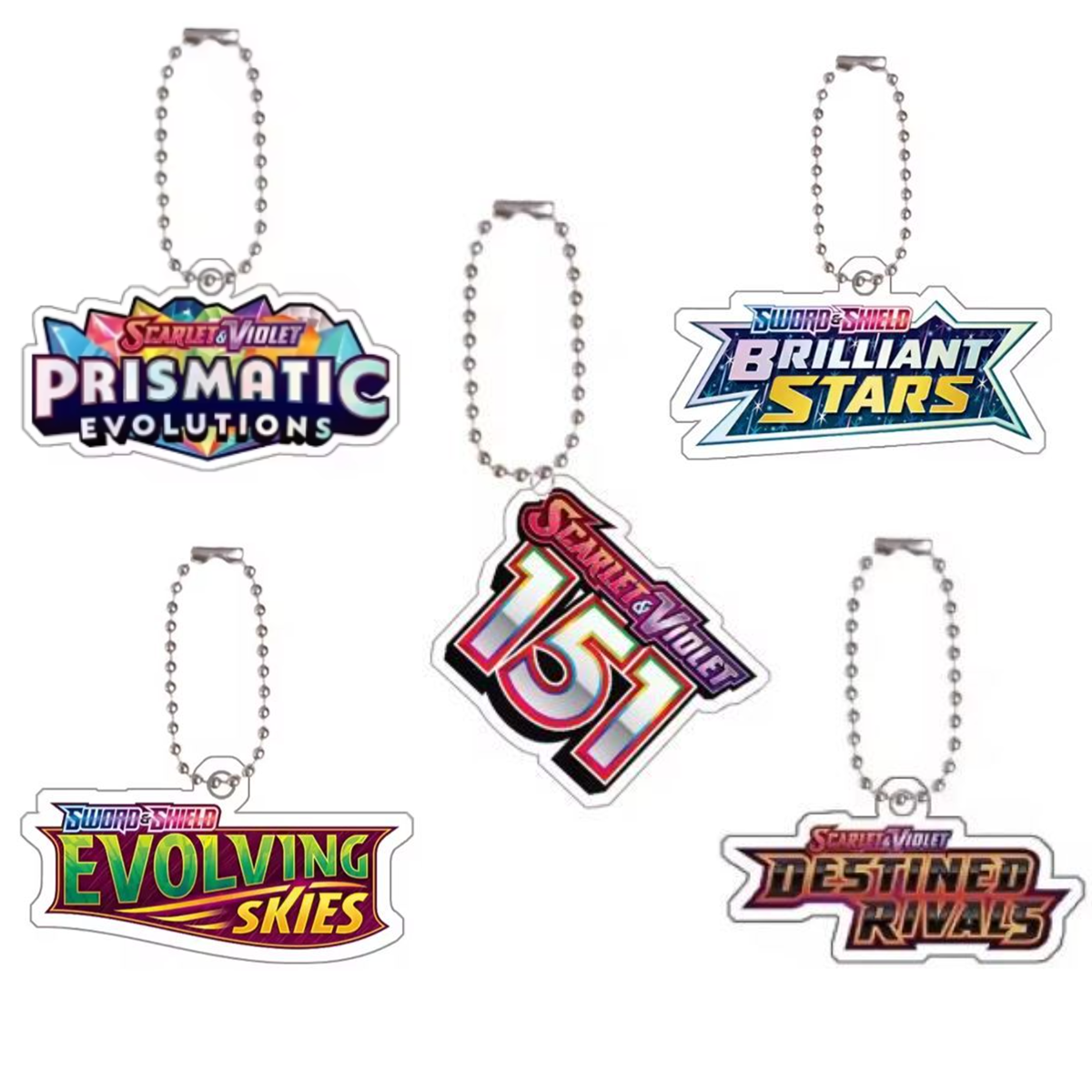 Pokémon Acrylic Binder Zip Tags