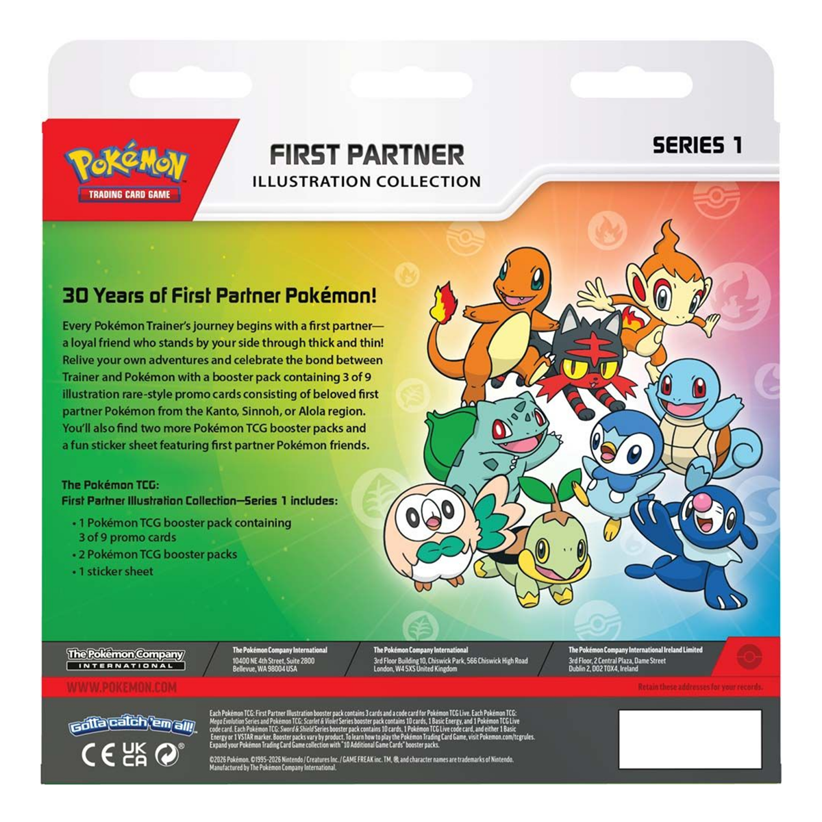 Pokémon First Generation Starter Box - Pokémon TCG