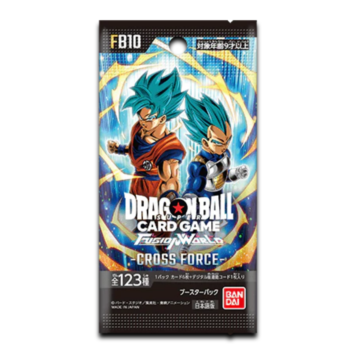 FB-10 Cross Force Booster Pack - Japanese Dragon Ball Z Fusion World TCG